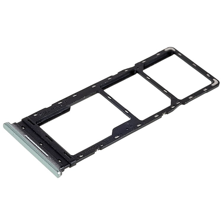 For Infinix Hot 10 X682B, X682C Dual SIM Cards + Single SD Card Tray Holder Replacement (without Logo) - Silver