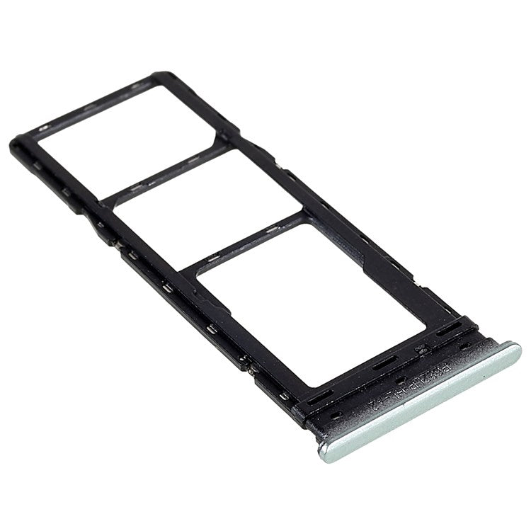 For Infinix Hot 10 X682B, X682C Dual SIM Cards + Single SD Card Tray Holder Replacement (without Logo) - Silver