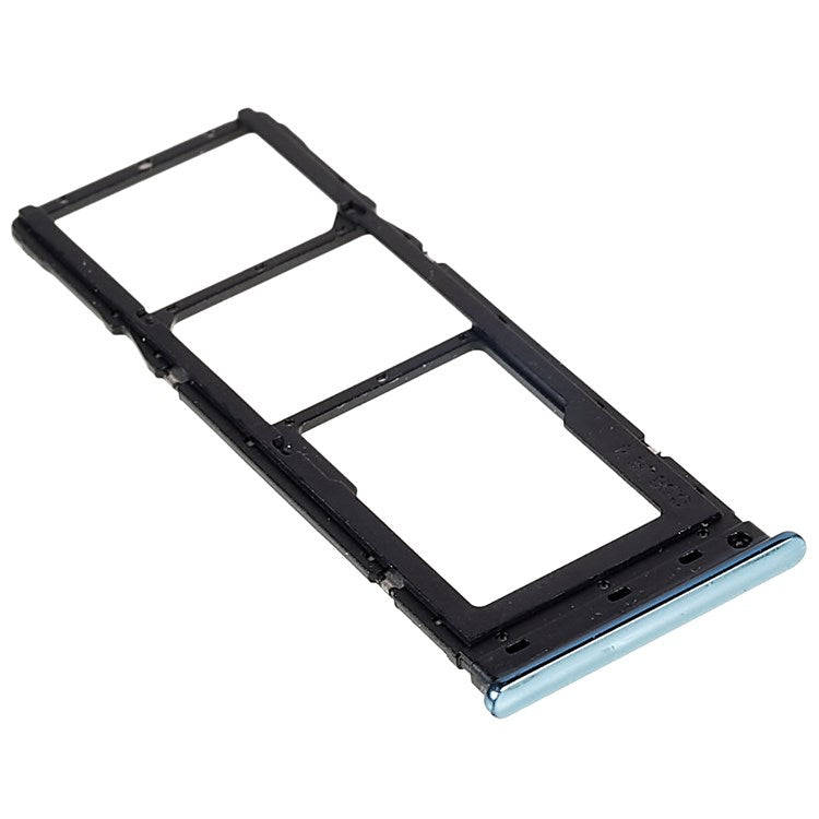 For Tecno Camon 15 Premier / Camon 15 Pro CD8 Dual SIM Cards + Single SD Card Tray Holder Replacement (without Logo) - Silver