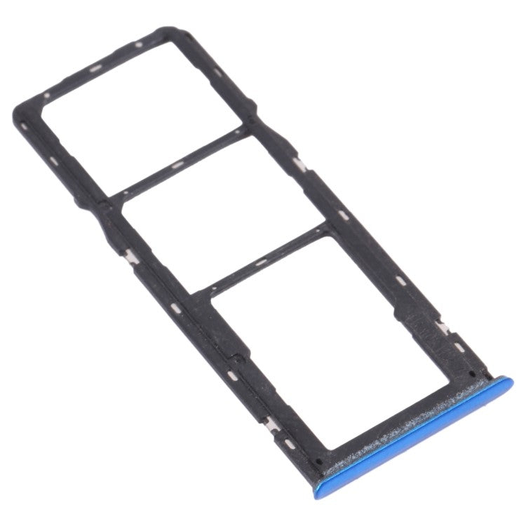 For OPPO Realme 5 Dual SIM Card + TF Card Tray Holder Replacement (without Logo) - Blue