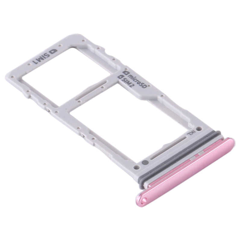 For Samsung Galaxy S20 Plus 4G / 5G / S20 Ultra 4G / 5G OEM Dual SIM Card + SD Card Tray Holder Replacement Part (without Logo) - Pink