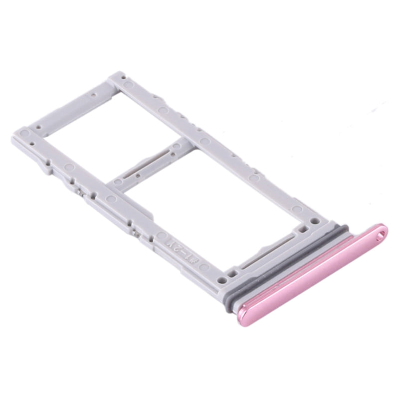 For Samsung Galaxy S20 Plus 4G / 5G / S20 Ultra 4G / 5G OEM Dual SIM Card + SD Card Tray Holder Replacement Part (without Logo) - Pink