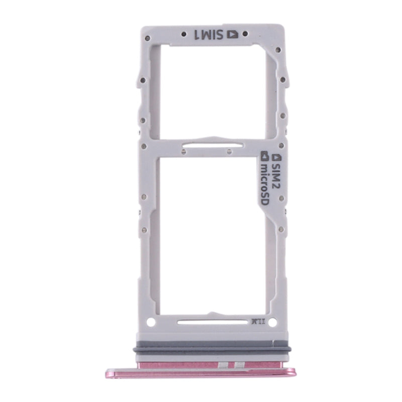 For Samsung Galaxy S20 Plus 4G / 5G / S20 Ultra 4G / 5G OEM Dual SIM Card + SD Card Tray Holder Replacement Part (without Logo) - Pink