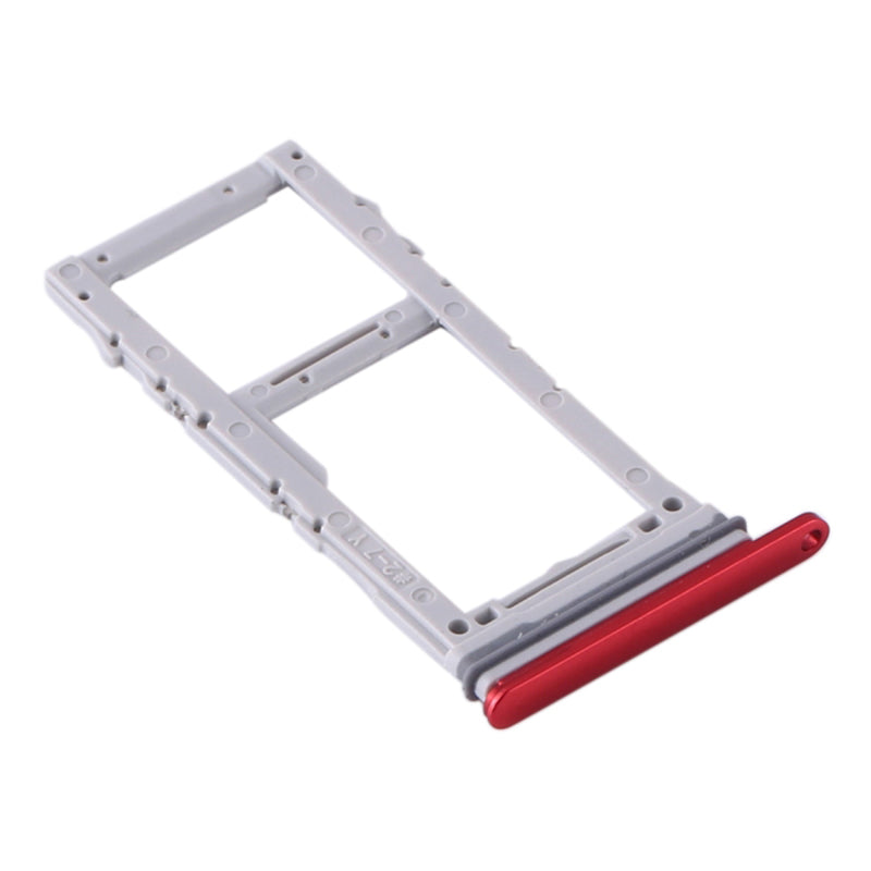 For Samsung Galaxy S20 Plus 4G / 5G / S20 Ultra 4G / 5G OEM Dual SIM Card + SD Card Tray Holder Replacement Part (without Logo) - Red