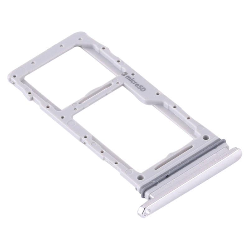 For Samsung Galaxy S20 Plus 4G / 5G / S20 Ultra 4G / 5G OEM Dual SIM Card + SD Card Tray Holder Replacement Part (without Logo) - White