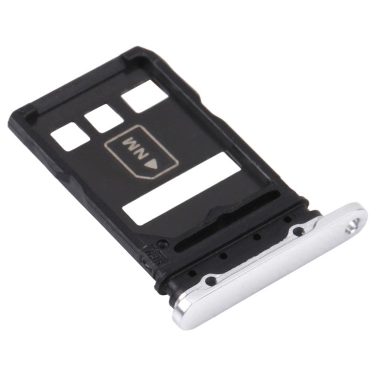 For Huawei P40 Pro 5G Dual SIM Card Tray Holder Replacement (without Logo) - Silver