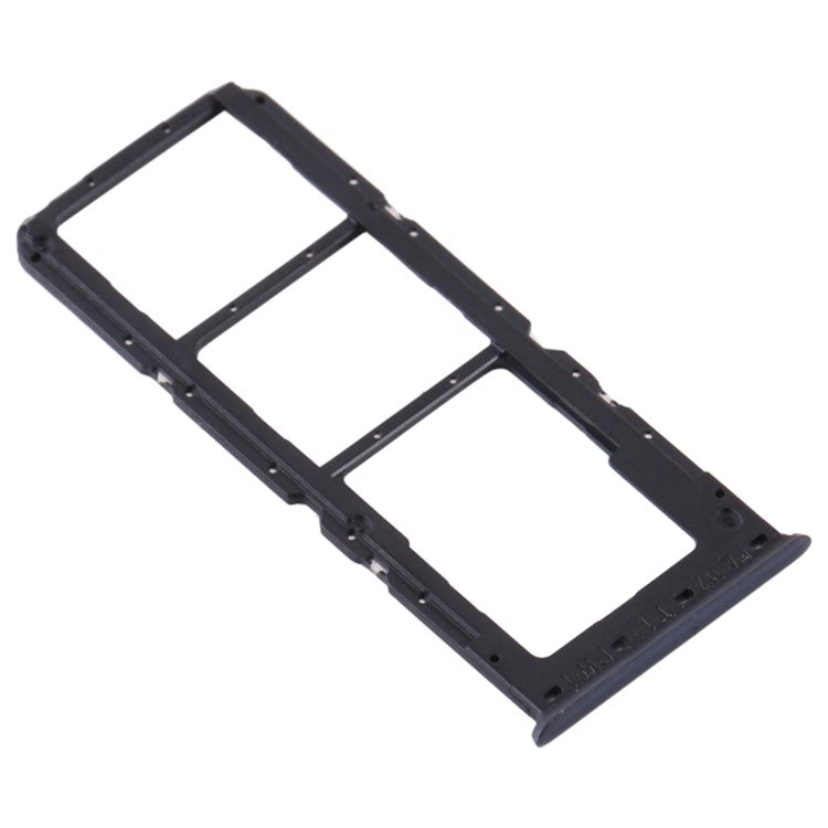 For OPPO A91 / F15 Dual SIM Card + TF Card Tray Holder Replacement (without Logo) - Black