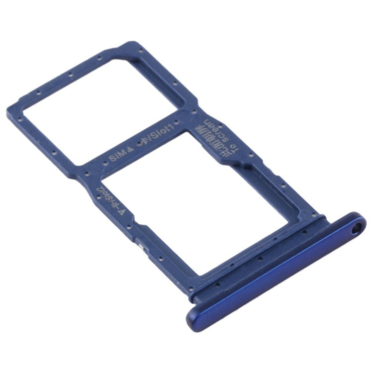 For Huawei Y9s Dual SIM Card Tray Holder Replacement (without Logo) - Blue