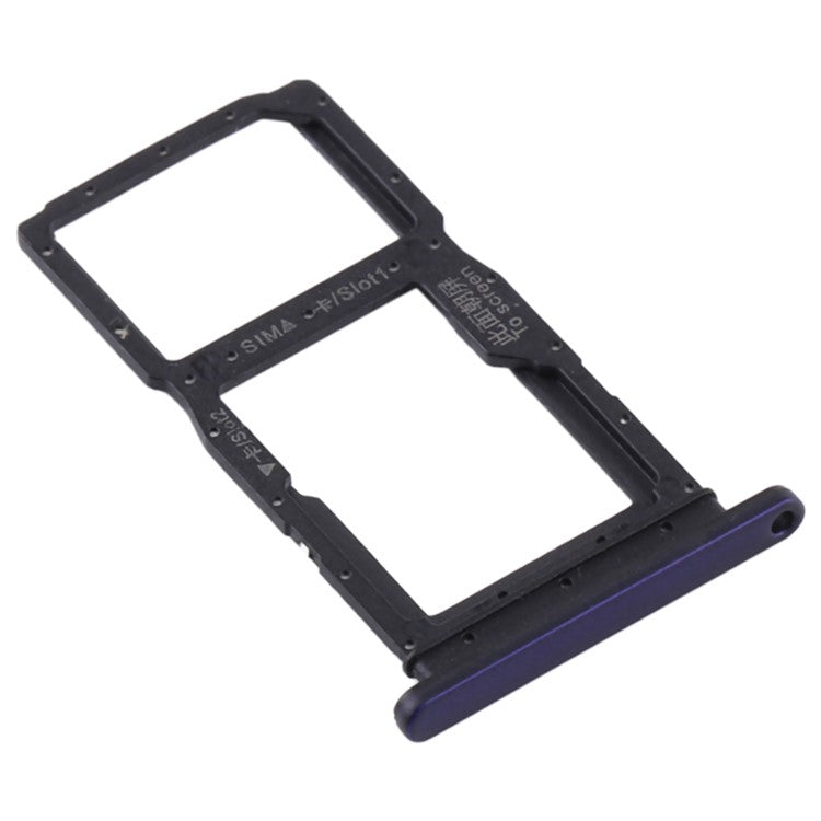 For Huawei Y9s Dual SIM Card Tray Holder Replacement (without Logo) - Purple