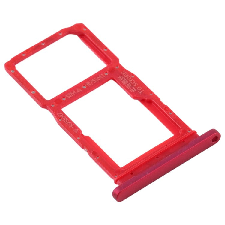 For Huawei Y9s Dual SIM Card Tray Holder Replacement (without Logo) - Red