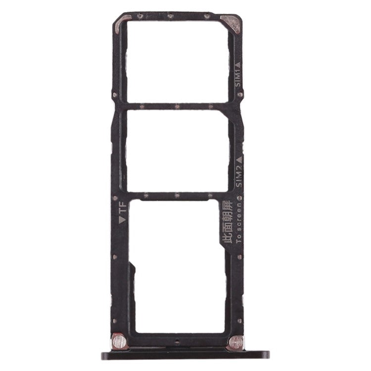 For Huawei Honor 8X Max Dual SIM Card + TF Card Tray Holder Replacement (without Logo) - Black