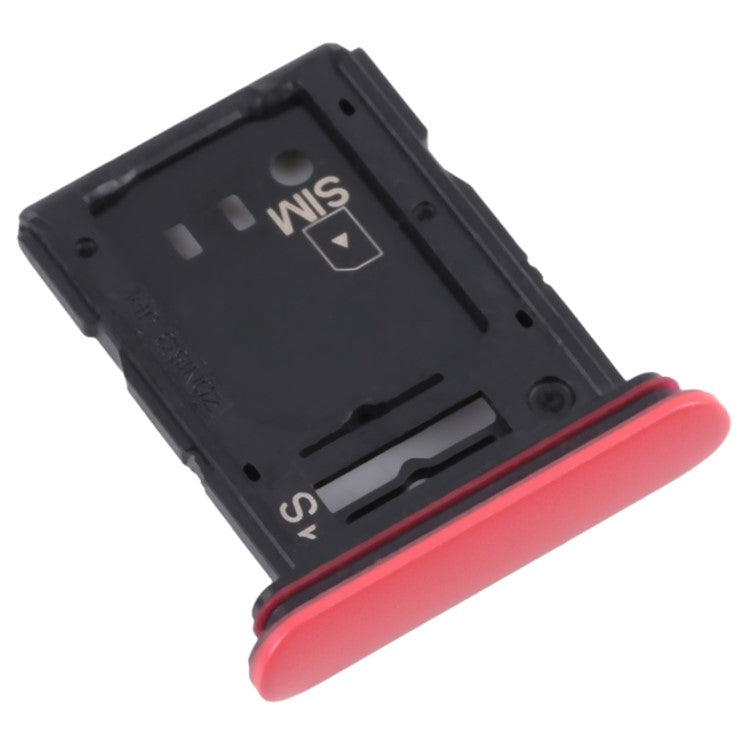 For Sony Xperia 10 III 5G OEM SIM Card Tray Holder Replacement (without Logo) - Red