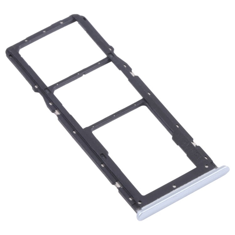 For Realme 7 (Global) / Realme 7 (Asia) Dual SIM Card + TF Card Tray Holder Replacement Part (without Logo) - White