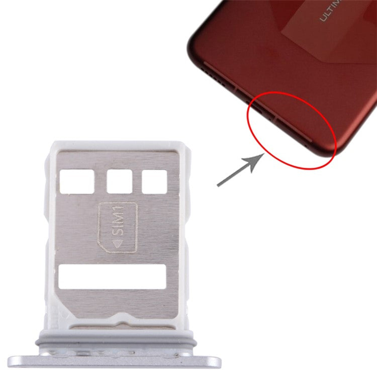 For Huawei Mate 60 Pro+ SIM Card Tray Holder Replacement Part (without Logo) - Gold