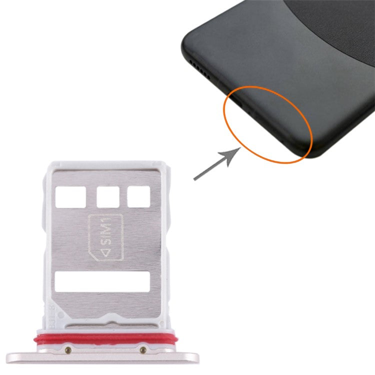 For Huawei Mate 60 SIM Card Tray Holder Replacement Part (without Logo) - Gold