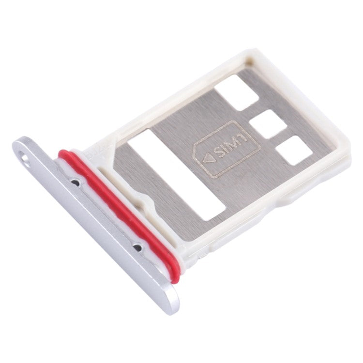 For Huawei Mate 60 SIM Card Tray Holder Replacement Part (without Logo) - Silver