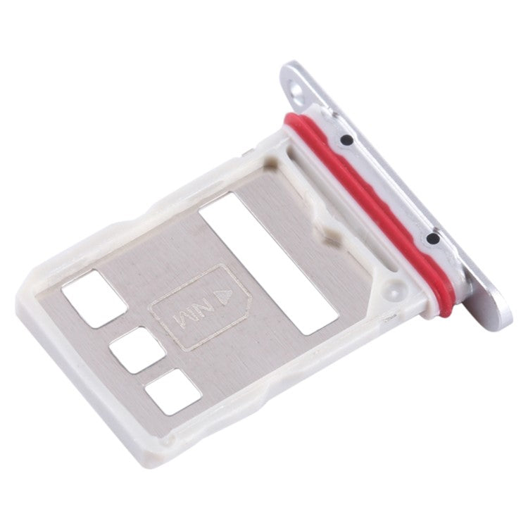 For Huawei Mate 60 SIM Card Tray Holder Replacement Part (without Logo) - Silver