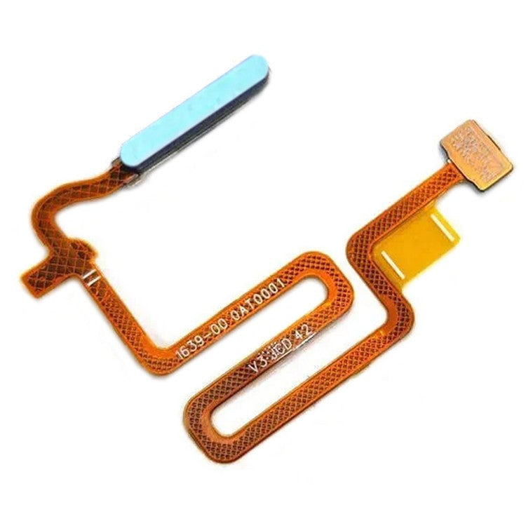 For Oppo A73 5G OEM Home Key Fingerprint Button Flex Cable Part (Without Logo) - Blue