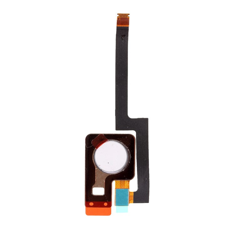 For Google Pixel 3 XL OEM Home Key Fingerprint Button Flex Cable Part Replacement (without Logo) - White