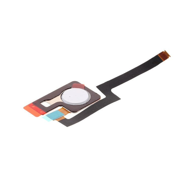 For Google Pixel 3 XL OEM Home Key Fingerprint Button Flex Cable Part Replacement (without Logo) - White