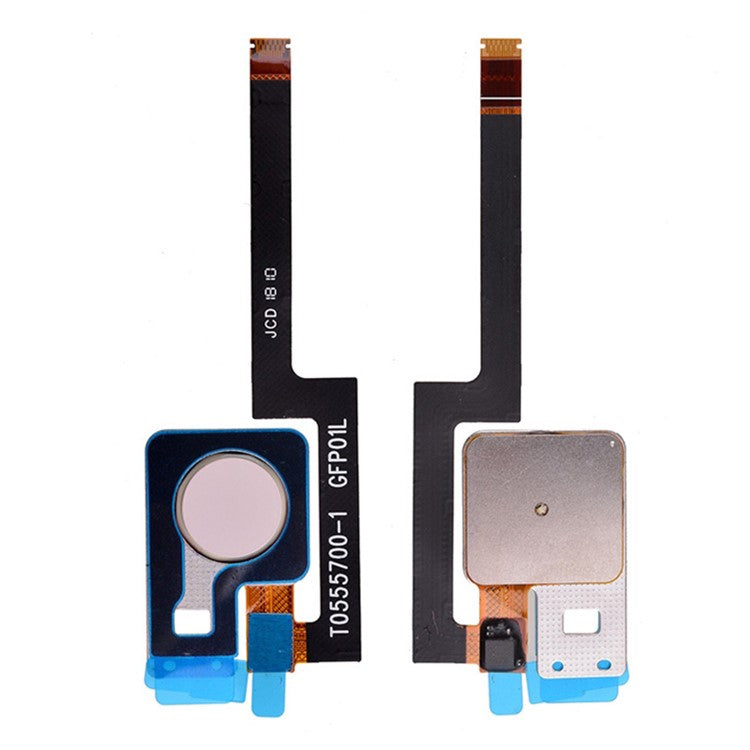 For Google Pixel 3 XL OEM Home Key Fingerprint Button Flex Cable Part Replacement (without Logo) - Pink