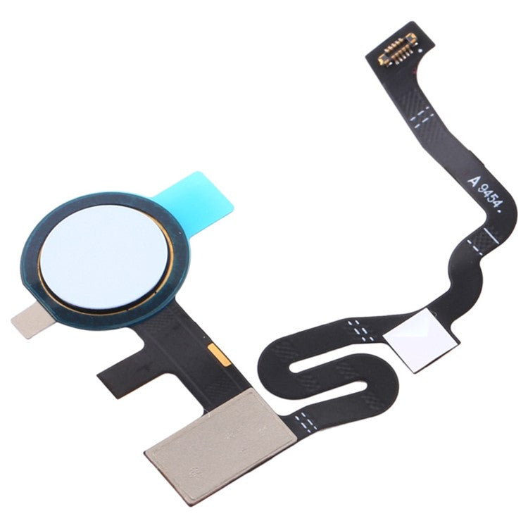 For Google Pixel 4a G025J GA02099 OEM Home Key Fingerprint Button Flexible Cable Replacement Part (without Logo) - Blue