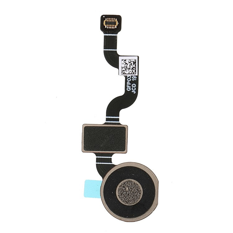 OEM Home Key Fingerprint Button Flex Cable Part Replacement (without Logo) for Google Pixel 3a XL G020C / G020G / G020F - Black
