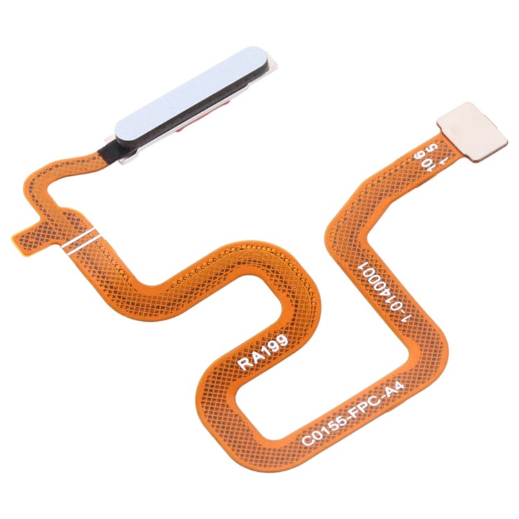 OEM Home Key Fingerprint Button Flex Cable Part Replacement (without Logo) for Realme 6 - White