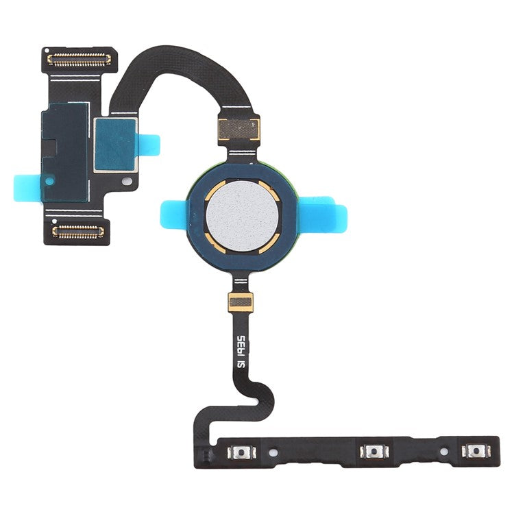 For Google Pixel 5 OEM Fingerprint Identification Flex Cable Power On / Off and Volume Cable (without Logo) - Grey