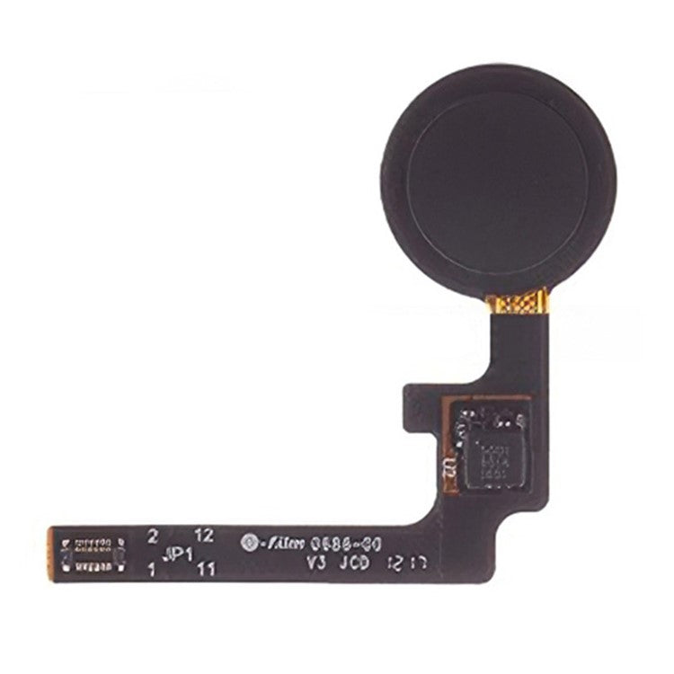 For Google Pixel 2 OEM Home Key Fingerprint Button Flex Cable Part (without Logo) - Black