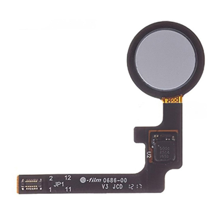 For Google Pixel 2 OEM Home Key Fingerprint Button Flex Cable Part (without Logo) - White