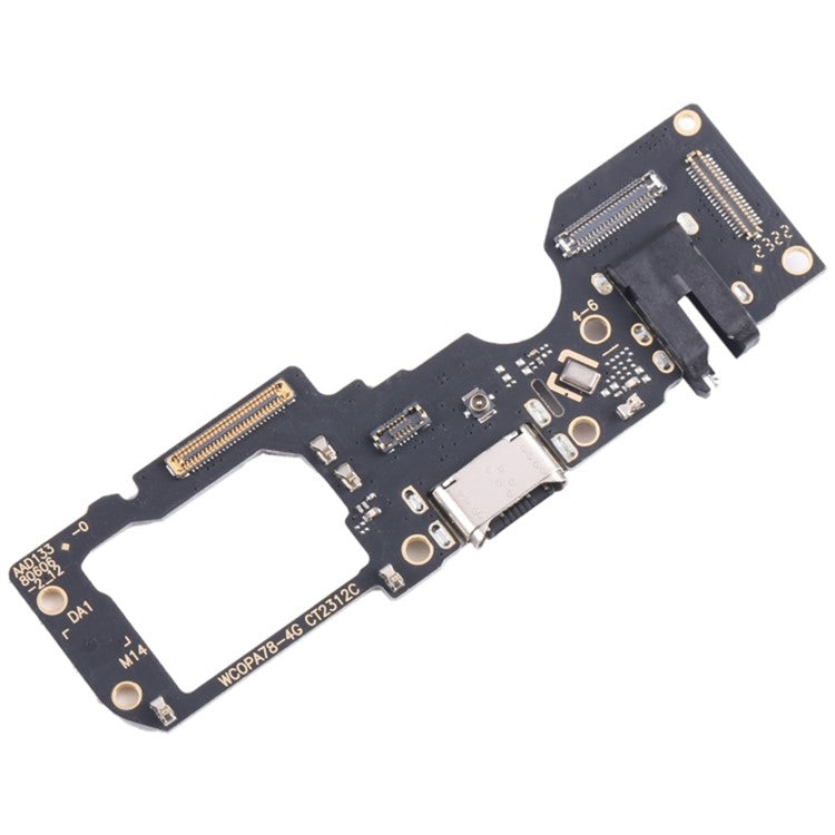 For Oppo A78 4G Dock Connector Charging Port Flex Cable Repair Part (Without Logo)