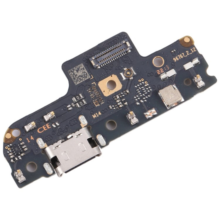For Motorola G Pure XT2163 Dock Connector Charging Port Flex Cable Replacement Part (without Logo)