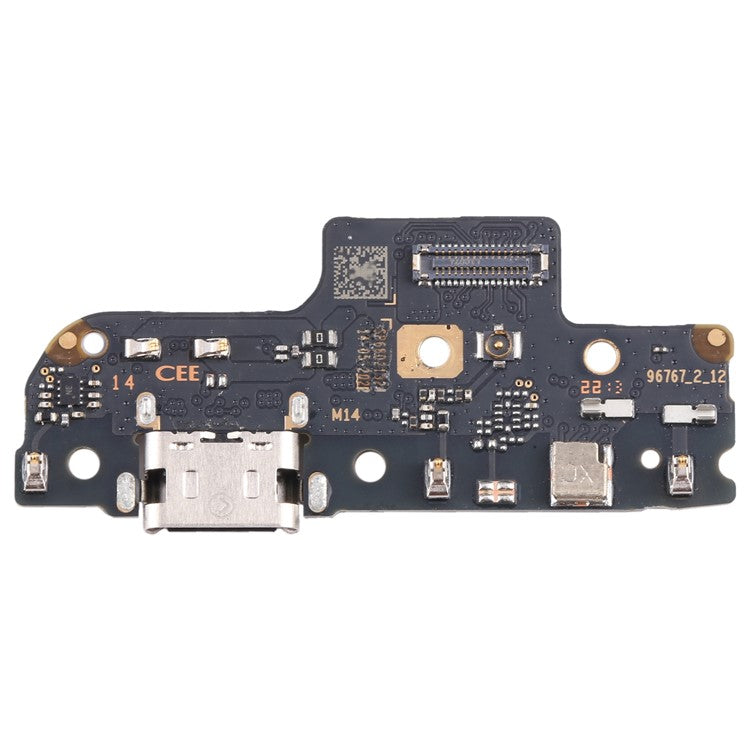 For Motorola G Pure XT2163 Dock Connector Charging Port Flex Cable Replacement Part (without Logo)