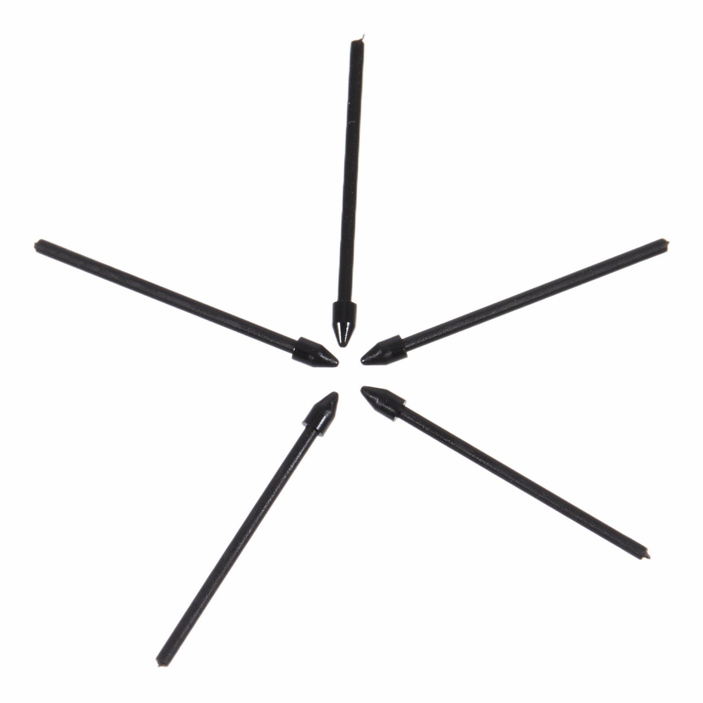 5Pcs Touch Stylus Tips with Clip (Without Logo) for Samsung Galaxy Tab S6 / S6 Lite / S7 / S7+ / S7 FE / S8 / S8+ / S9 / S9+ / S9 Ultra / S9 FE / S9 FE+ - Black