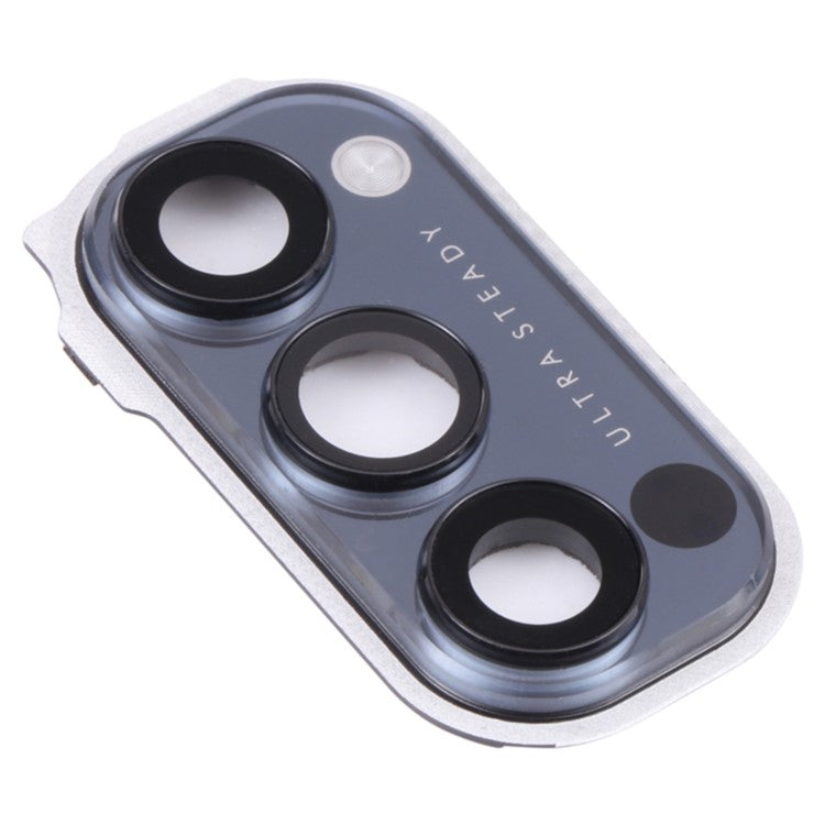 For Oppo Reno4 Pro 5G PDNM00, PDNT00, CPH2089 OEM Back Camera Lens Holder Cover with Glass Part (without Logo) - Black