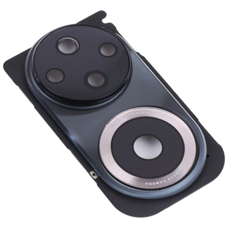 For Honor 50 Pro OEM Back Camera Lens Holder Cover with Glass Part (without Logo) - Black