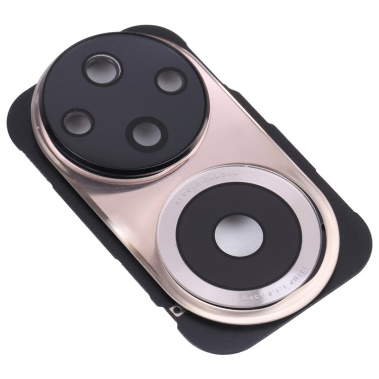 For Honor 50 OEM Back Camera Lens Holder Cover with Glass Replacement Part (without Logo) - Gold