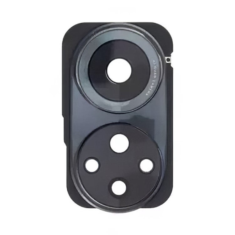 For Honor 50 OEM Back Camera Lens Holder Cover with Glass Replacement Part (without Logo) - Black