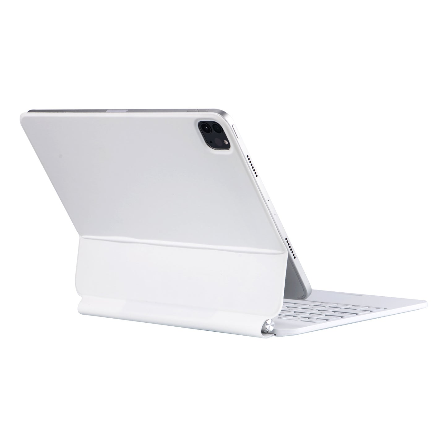 X7 For iPad Air (2020) / (2022) / Pro 11-inch (2018) / (2020) / (2021) / (2022) Bluetooth Keyboard with Tablet Stand Cover Case - White
