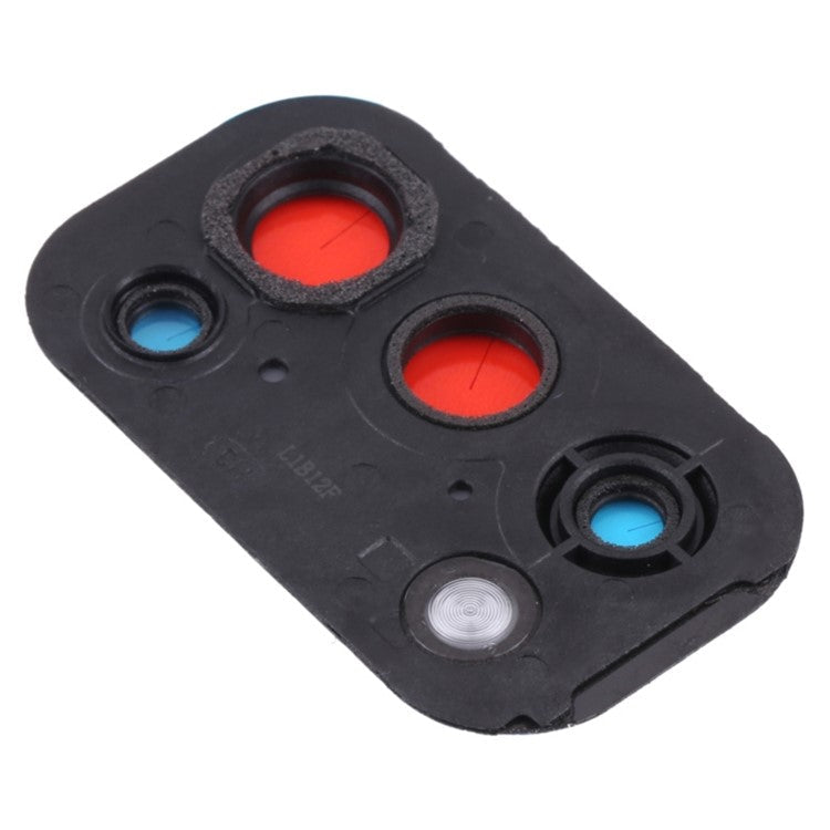 For Oppo Reno5 5G PEGM00 PEGT00 CPH2145 OEM Back Camera Lens Holder Cover with Glass Part (without Logo) - Blue