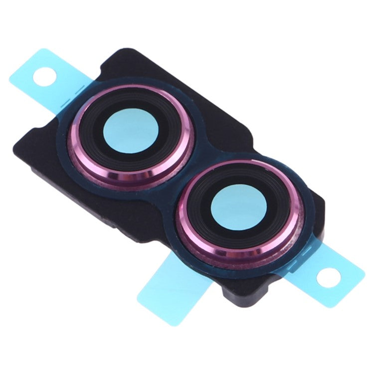 For Huawei Honor 10 Lite OEM Back Camera Lens Holder Cover with Glass Replacement Part (without Logo) - Pink