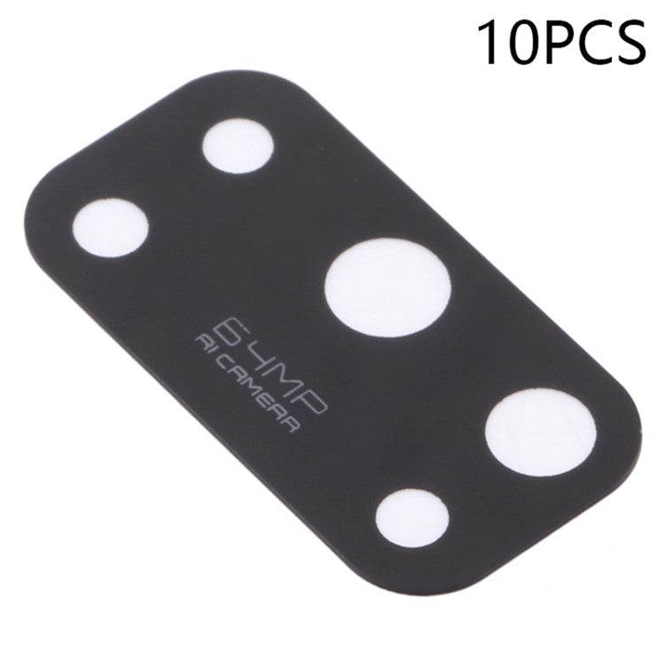 10Pcs For Realme 7 Pro Phone Rear Camera Lens Cover Replacement Part (without Logo)