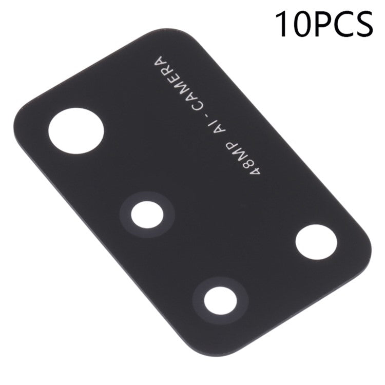 10Pcs For Oppo A74 4G / F19 Phone Rear Camera Lens Cover Replacement Part (without Logo)