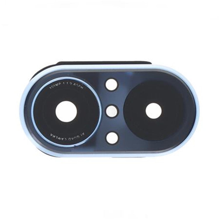 For Huawei nova 9 SE / nova 9 SE 5G OEM Back Camera Lens Holder Cover with Glass Replacement Part (without Logo) - Blue