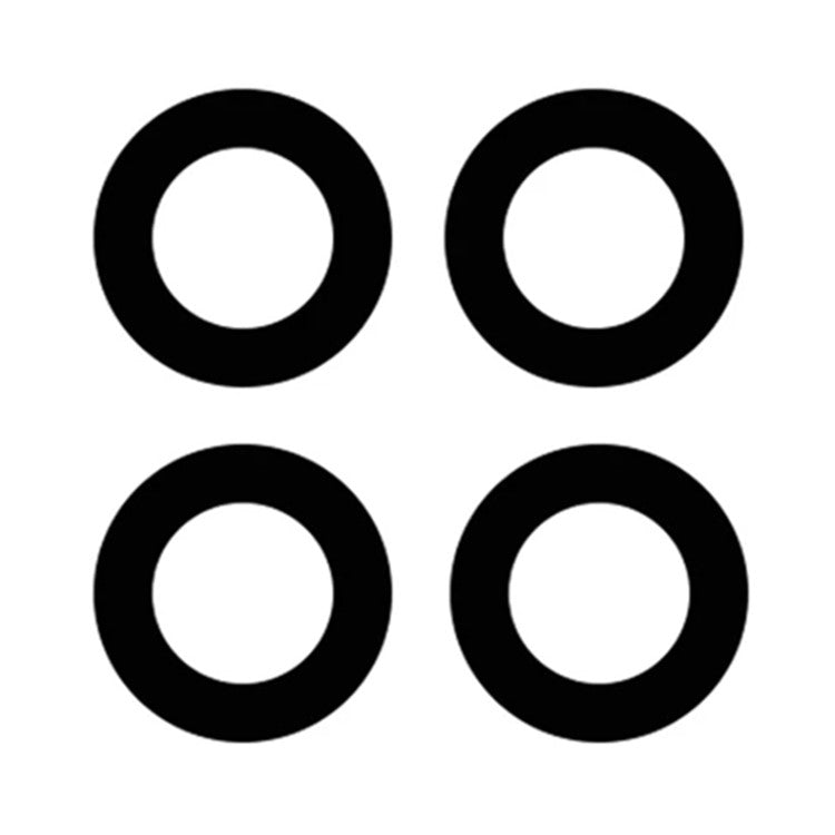 For Honor X8 4G 1 Set Rear Back Camera Lens Cover Replacement Part (without Logo)