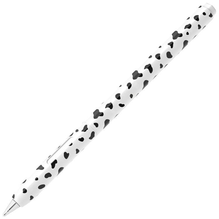For Huawei M-Pencil 1st Generation Silicone Sleeve Cow Pattern Stylus Pen Protective Cover - Black