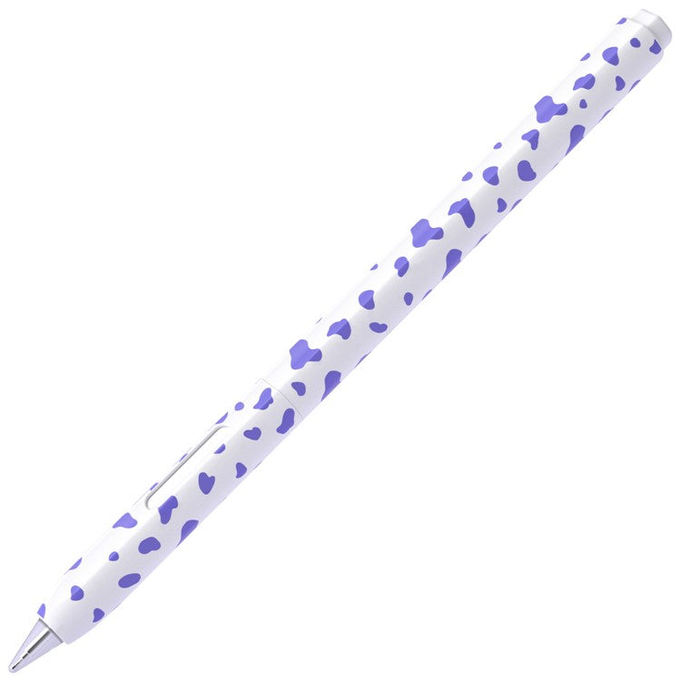 For Huawei M-Pencil 1st Generation Silicone Sleeve Cow Pattern Stylus Pen Protective Cover - Purple