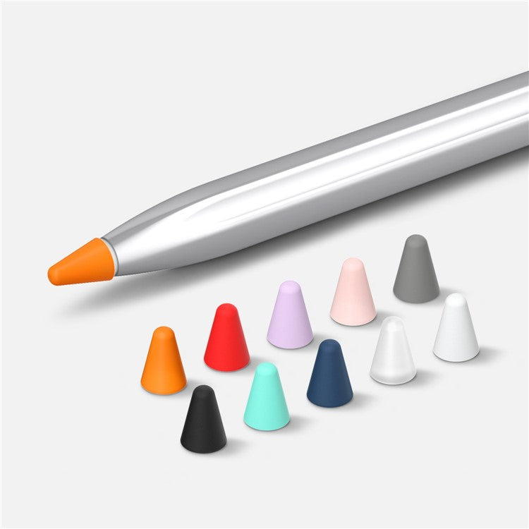 For Huawei M-Pencil 2nd / 1st Generation 10Pcs Touch Screen Stylus Pen Nib Sleeve Silicone Pen Tip Cover - Multi-color