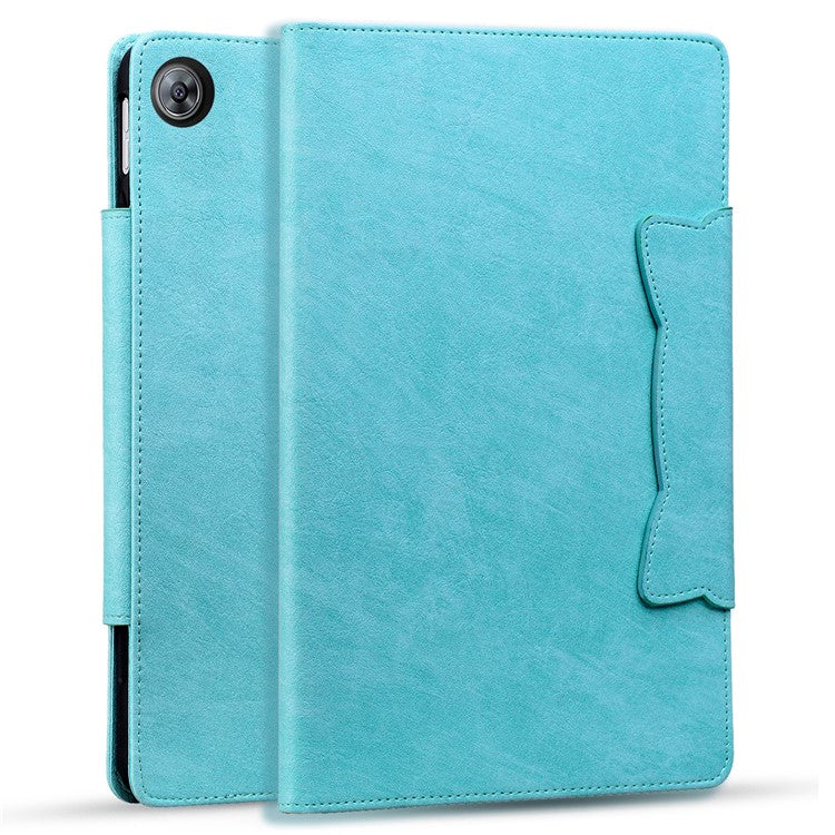 For Huawei Mediapad M5 8 (8.4-inch) Case PU Leather Folio Stand Tablet Cover Cute Magnetic Clasp - Sky Blue